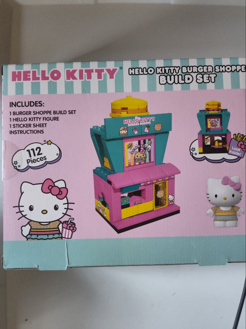 Hello Kitty Burger Shop Building Set
